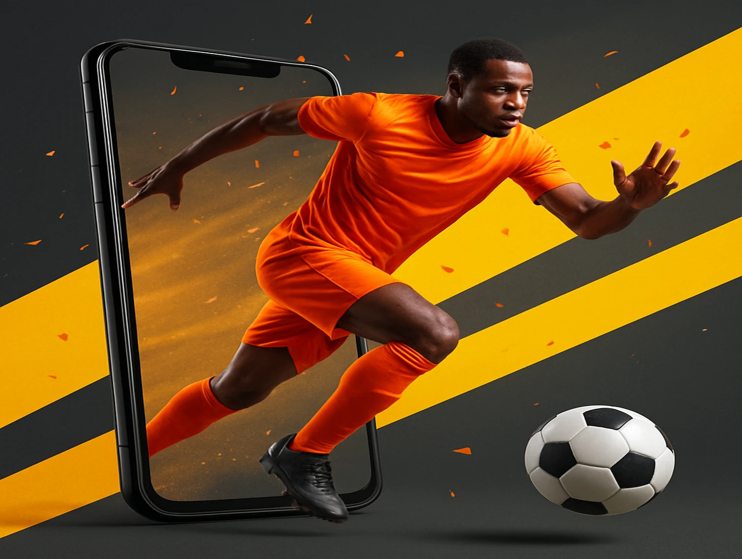 Mobile users can directly create their account inside the 66zz app.